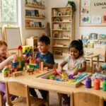High-quality preschool learning activities for children at Luma Childcare