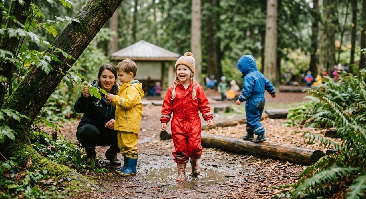 early childhood education in Vancouver outdoor nature walk